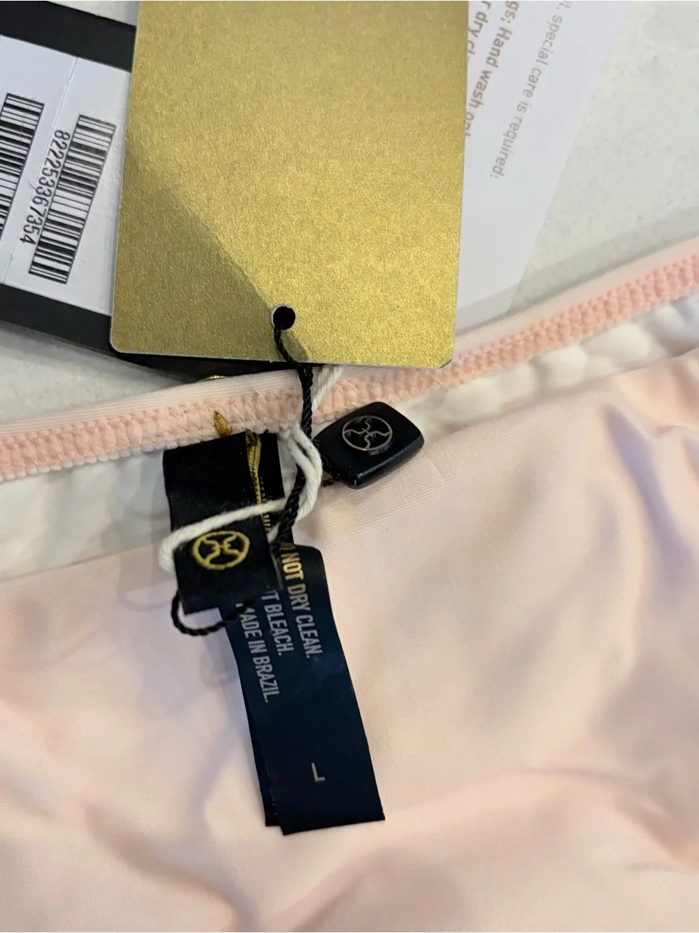 NWT, Vix Paula Hermanny Bikini Set in NudeTan, Size L
